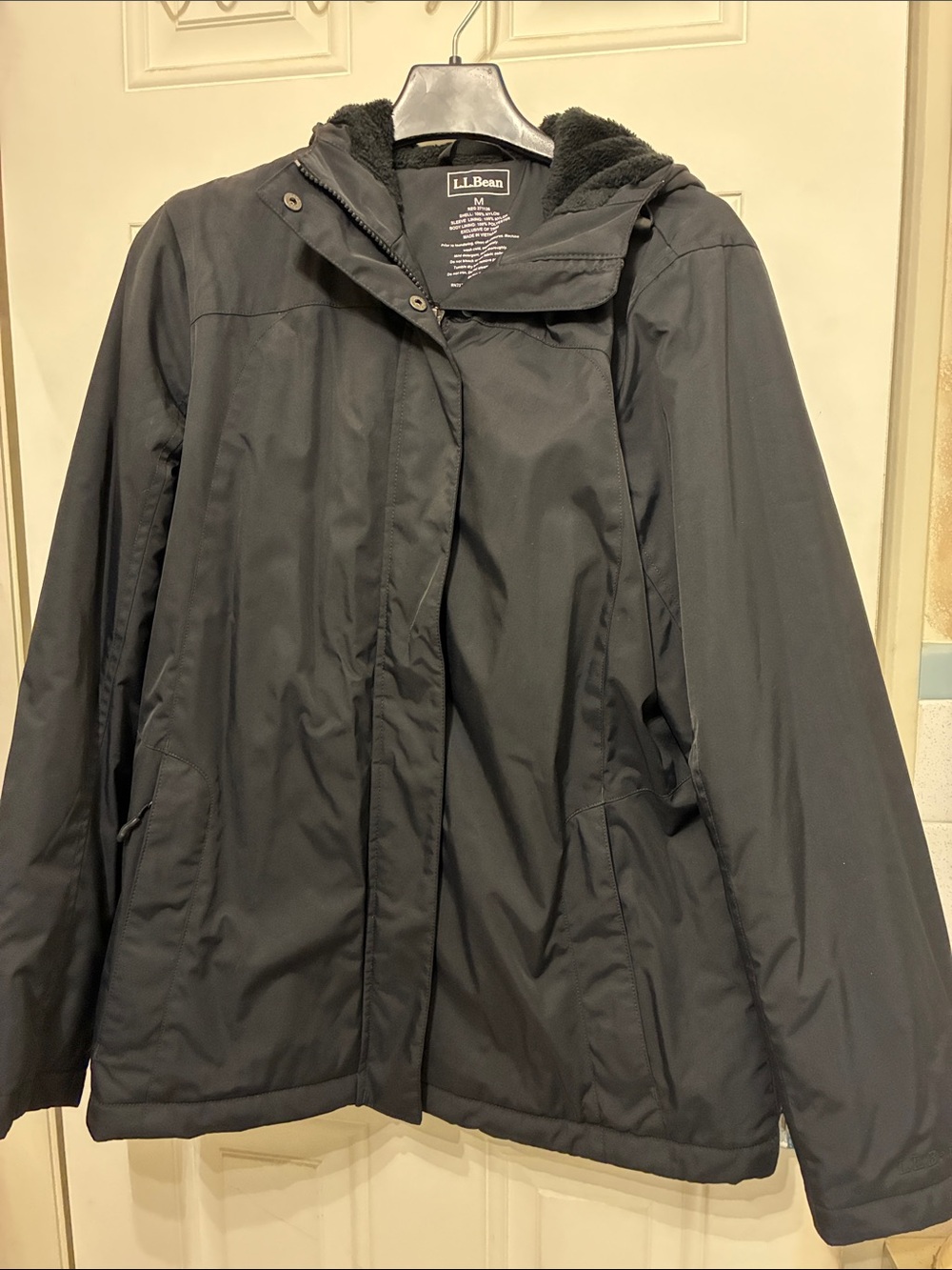 L.L. Bean Women's Black Hooded Winter Jacket